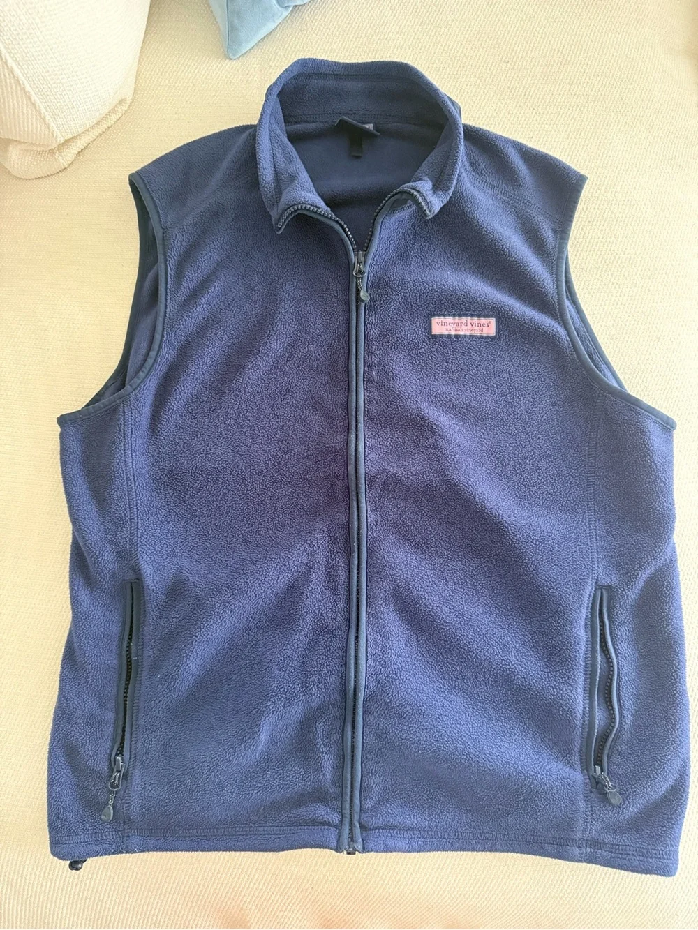 Vineyard Vines Men’s Navy Fleece Vest